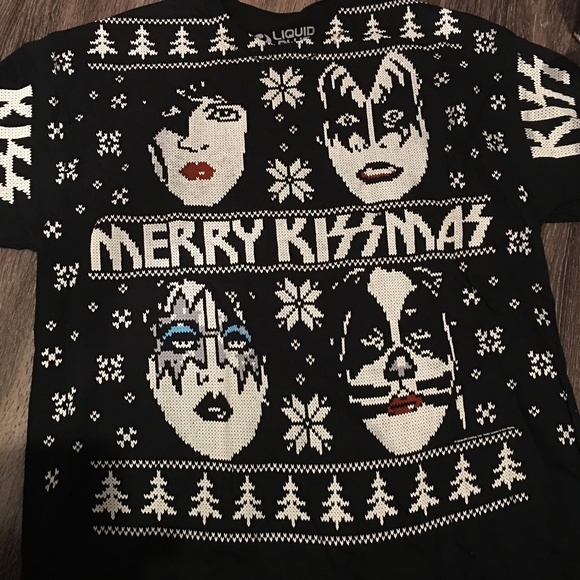 Merry Kissmas - Kiss ๐ T shirt 2x. TS2 - Picture 1 of 3